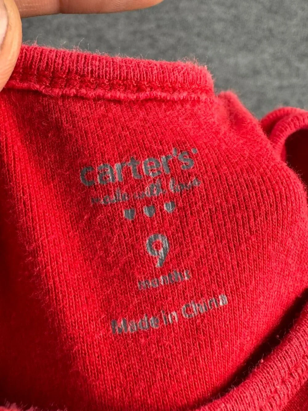 Carter's Baby Boy Red Football 